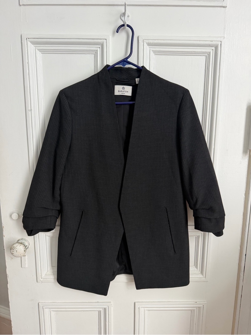Aritzia New Power Blazer - Dark Grey
